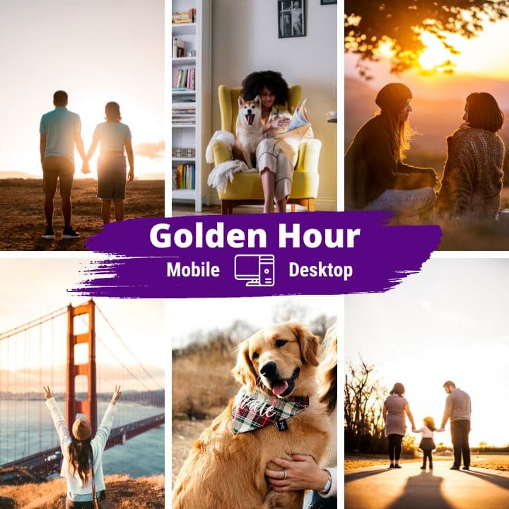 Golden Hour Lightroom Preset, Warm Presets, Sunset Presets, Natural Aesthetic Presets, Sunrise Presets, Photographer Presets