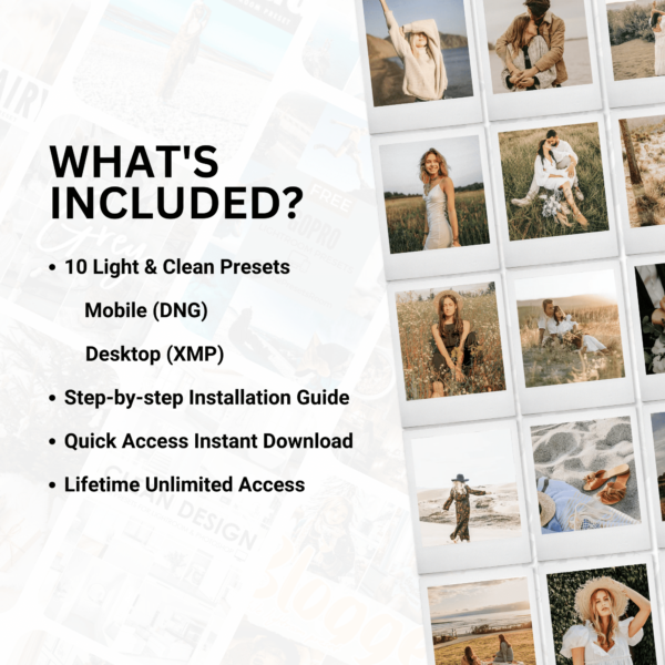 Bright and Clean Lightroom Presets