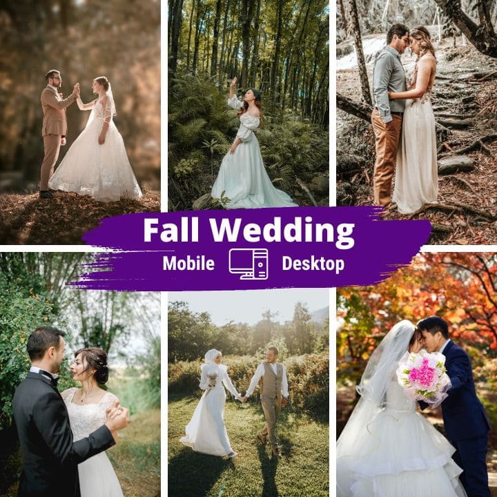Fall Wedding Lightroom Presets