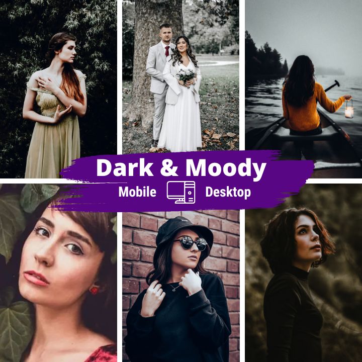 Dark and Moody Preset for Mobile & Desktop